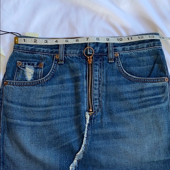 Rag & Bone  Jean O Ring Skirt Otto Sz 25 - Picture 11 of 12